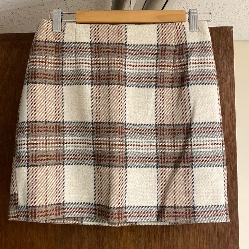 H&M plaid skirt